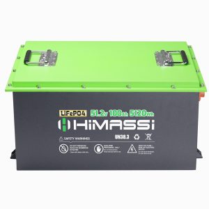 HiMASSi 51V 100Ah LiFePO4 Battery : H100-51V
