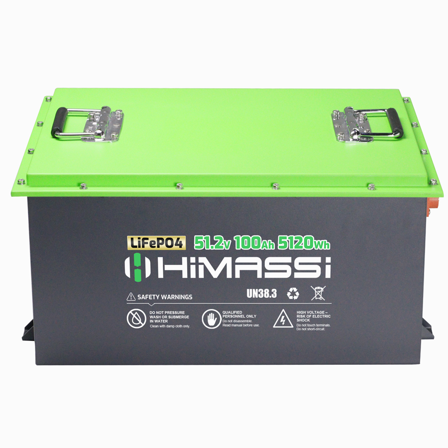 HiMASSi 51V 100Ah LiFePO4 Battery : H100-51V