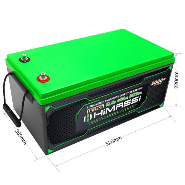 HiMASSi 12V 400Ah LiFePO4 Battery : H400-12V - Image 2