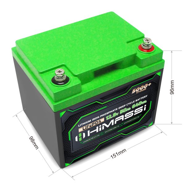 HiMASSi 12V 50Ah LiFePO4 Battery : H50-12V - Image 9