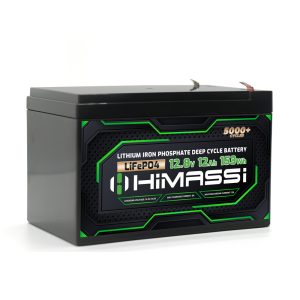 HiMASSi 12V 12Ah LiFePO4 Battery : H12-12V