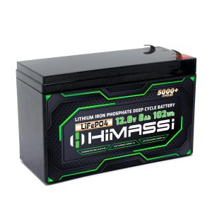 HiMASSi 12V 8Ah LiFePO4 Battery : H8-12V