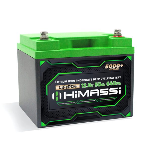 HiMASSi 12V 50Ah LiFePO4 Battery : H50-12V - Image 3