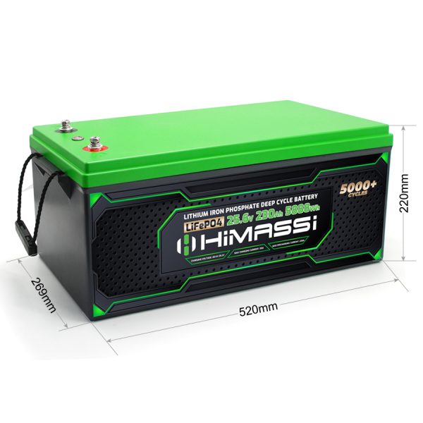 HiMASSi 51.6V 230Ah LiFePO4 Battery : H230-24V - Image 2