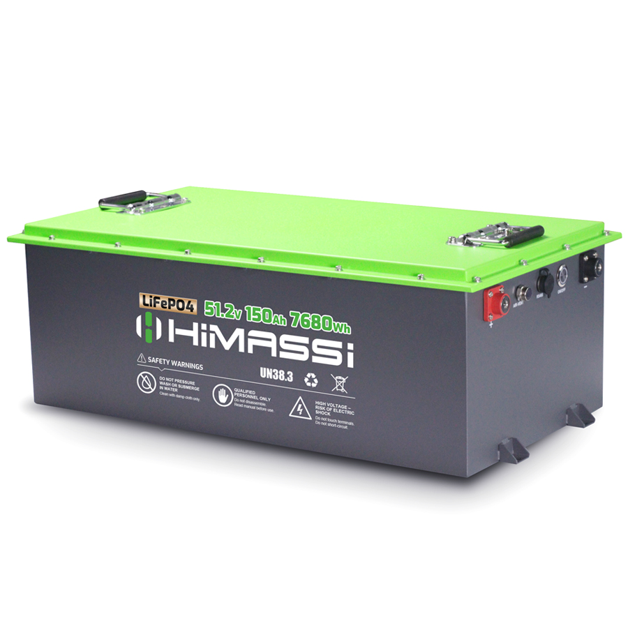 HiMASSi 51V 150Ah LiFePO4 Battery : H150-51V