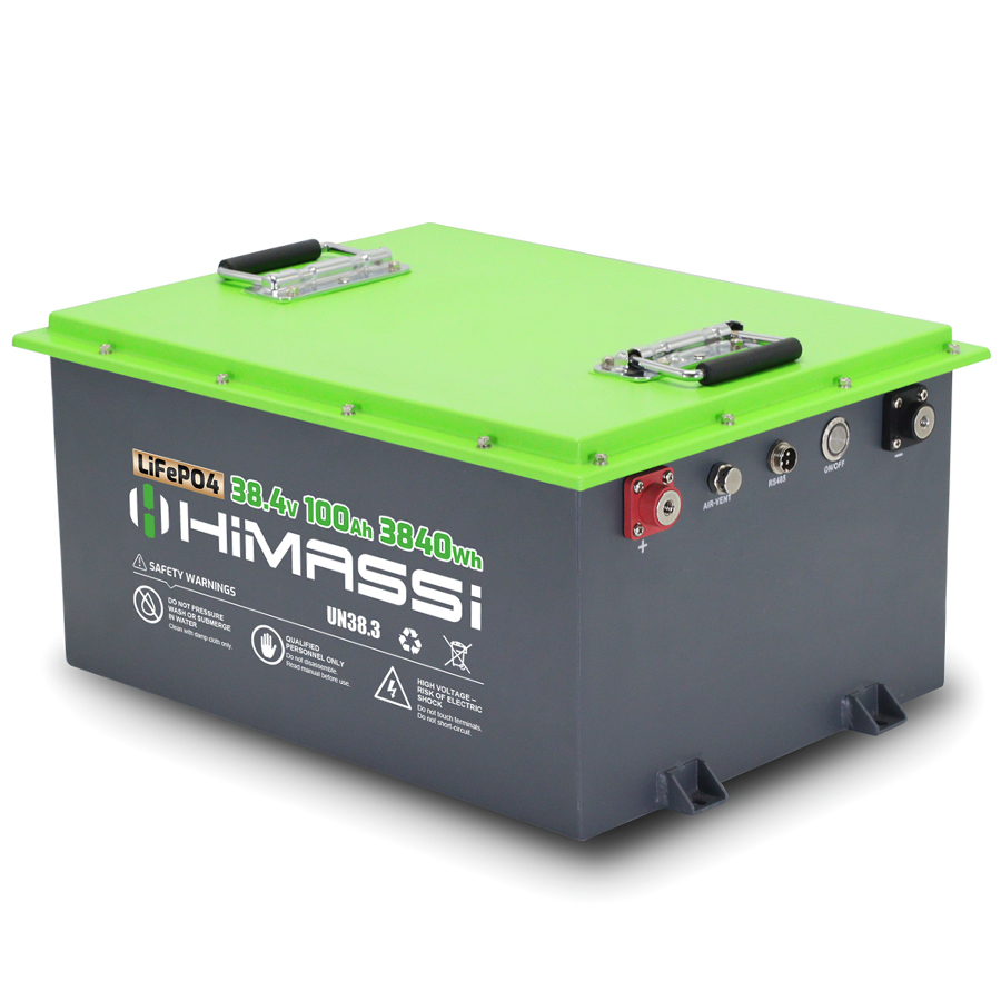 HiMASSi 38V 100Ah LiFePO4 Battery : H100-38V