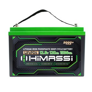 HiMASSi 12V 120Ah LiFePO4 Battery : H120-12V