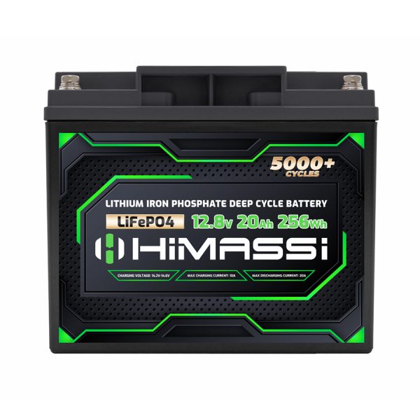 HiMASSi 12V 20Ah LiFePO4 Battery : H20-12V - Image 3