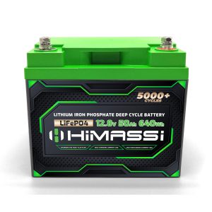 HiMASSi 12V 50Ah LiFePO4 Battery : H50-12V