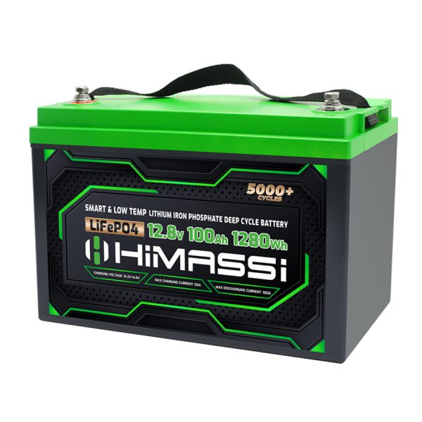 HiMASSi 12V 100Ah LiFePO4 Battery : H100-12V - Image 4