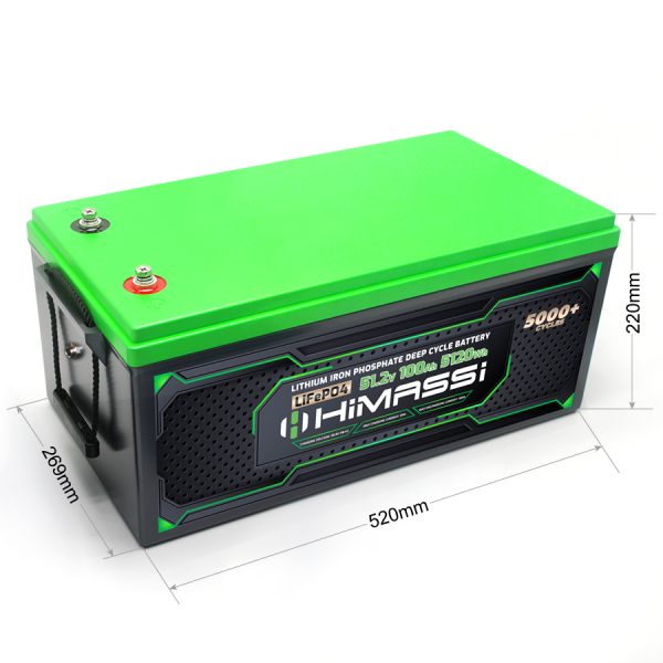 HiMASSi 48V 100Ah LiFePO4 Battery : H100-48V - Image 2