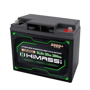HiMASSi 12V 20Ah LiFePO4 Battery : H20-12V