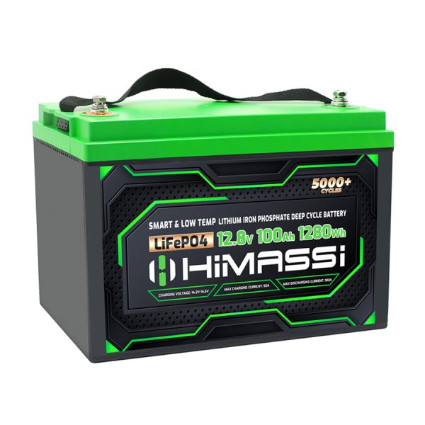HiMASSi 12V 100Ah LiFePO4 Battery : H100-12V - Image 3