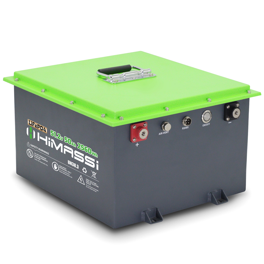 HiMASSi 51V 50Ah LiFePO4 Battery : H50-51V