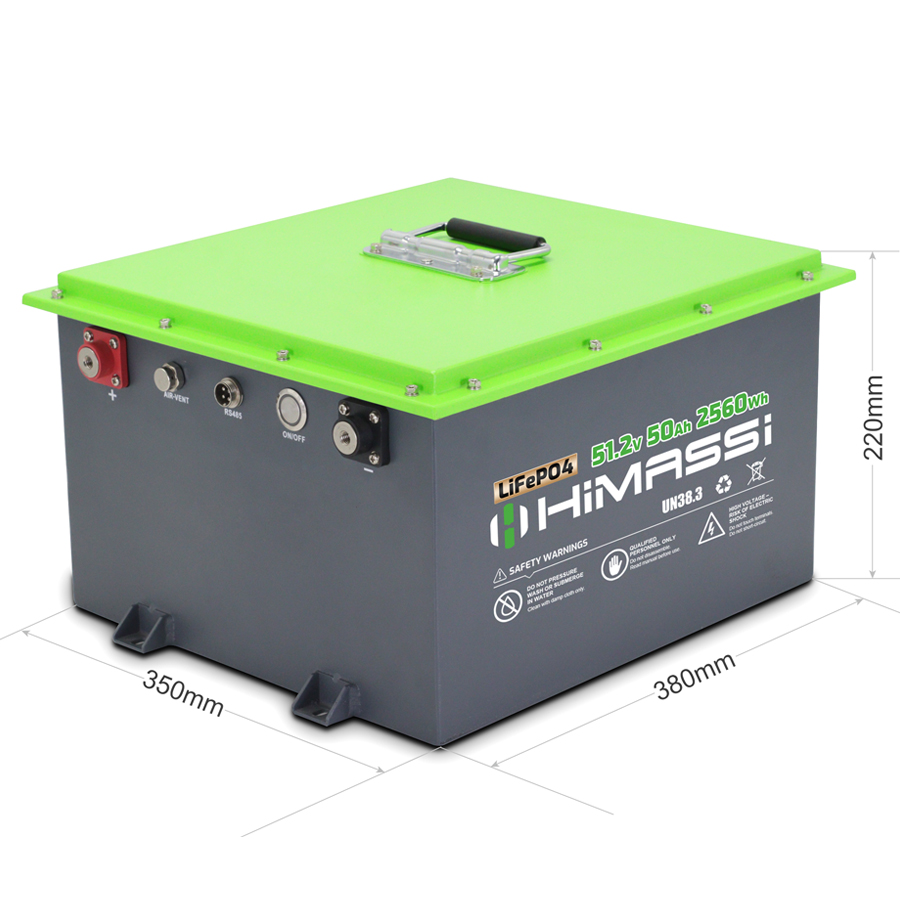 HiMASSi 51V 50Ah LiFePO4 Battery : H50-51V - Image 2